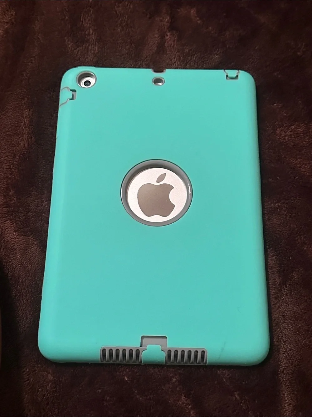 Ipad Mini 2 with Teal Protective Case
